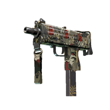 MAC-10 | Monkeyflage (Minimal Wear)