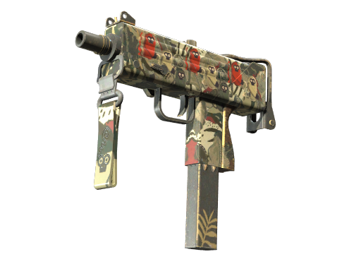 StatTrak™ MAC-10 | Monkeyflage (Field-Tested)