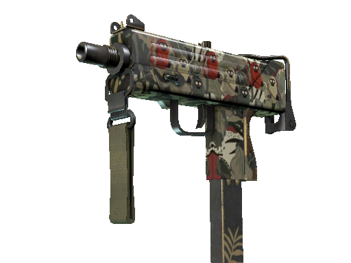 StatTrak™ MAC-10 | Monkeyflage (Field-Tested)