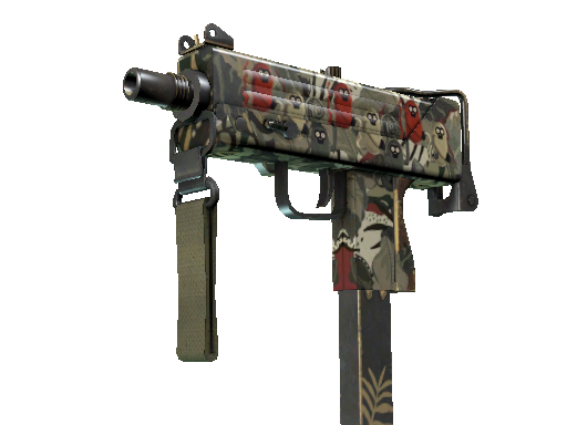 Image for the MAC-10 | Monkeyflage weapon skin in Counter Strike 2