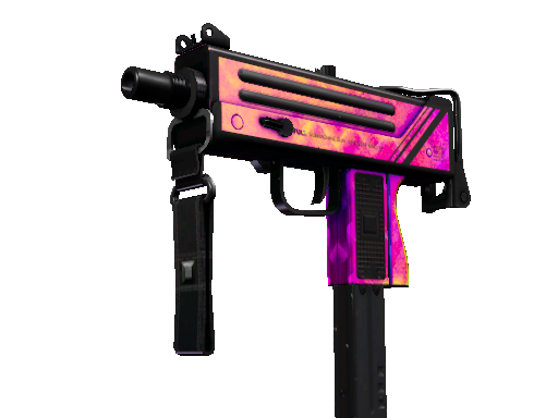 MAC-10 | Disco Tech (Well-Worn)