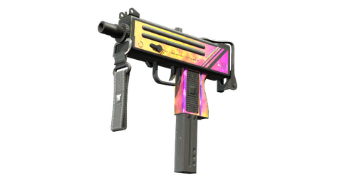 StatTrak™ MAC-10 | Disco Tech (Well-Worn)