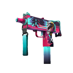 free csgo skin StatTrak™ MAC-10 | Neon Rider (Factory New)