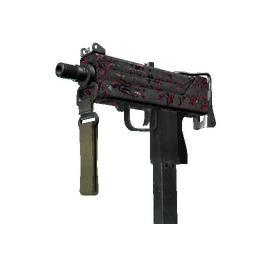 free cs2 skins MAC-10 | Red Filigree (Battle-Scarred)