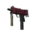 MAC-10 | Red Filigree (Minimal Wear)