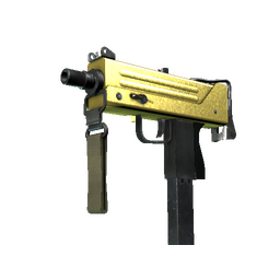 Souvenir MAC-10 | Gold Brick (Minimal Wear)