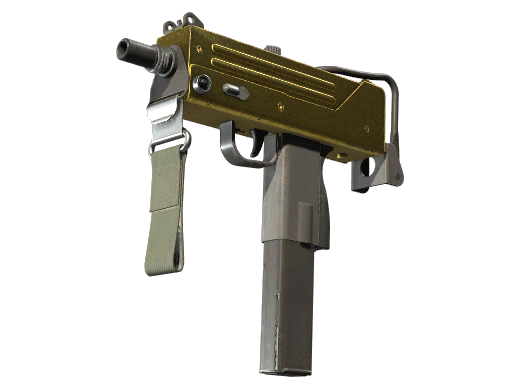 MAC-10 | Gold Brick (Well-Worn)