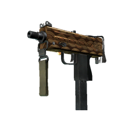 MAC-10 | Copper Borre (Minimal Wear)