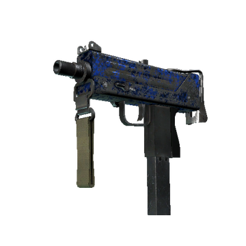 MAC-10 | Lapis Gator (Battle-Scarred)