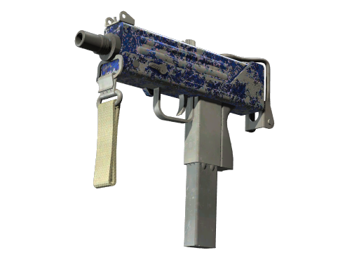 MAC-10 | Lapis Gator (Battle-Scarred)