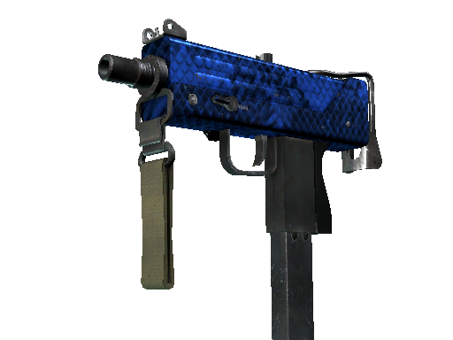 MAC-10 | Lapis Gator (Well-Worn)