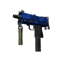 StatTrak™ MAC-10 | Lapis Gator (Field-Tested)