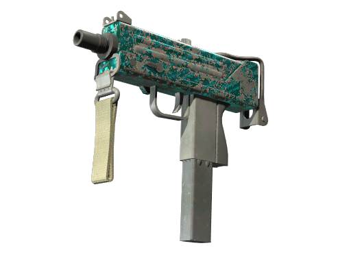 MAC-10 | Malachite (Battle-Scarred)