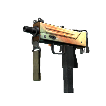 Souvenir MAC-10 | Amber Fade (Field-Tested)