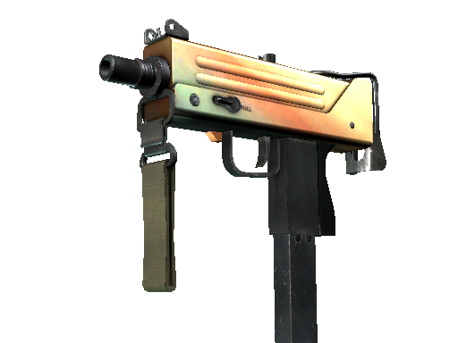 MAC-10 | Amber Fade (Minimal Wear)