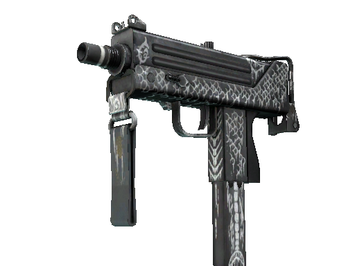 MAC-10 | Whitefish (Battle-Scarred)