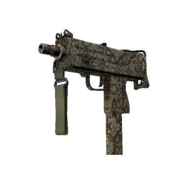 Souvenir MAC-10 | Sienna Damask (Well-Worn)