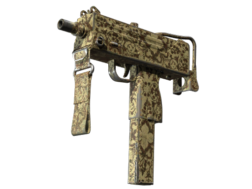 Souvenir MAC-10 | Sienna Damask (Well-Worn)