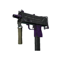 StatTrak™ MAC-10 | Ultraviolet (Battle-Scarred)