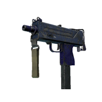 Souvenir MAC-10 | Indigo (Battle-Scarred)