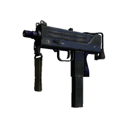 free csgo skin Souvenir MAC-10 | Indigo (Battle-Scarred)