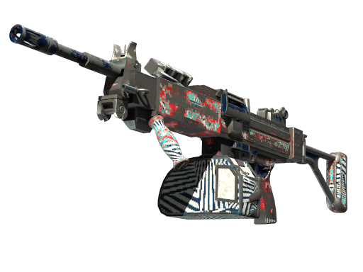 StatTrak™ Negev | Dazzle (Battle-Scarred)