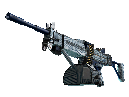 Image for the Negev | Dazzle weapon skin in Counter Strike 2