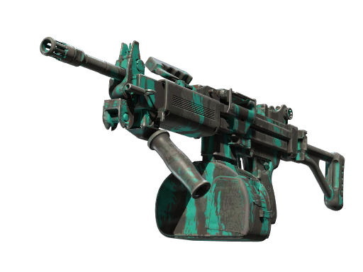 StatTrak™ Negev | Terrain (Well-Worn)