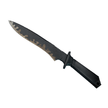 ★ Classic Knife | Night Stripe (Well-Worn)