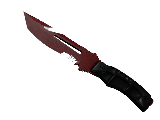 ★ StatTrak™ Survival Knife | Crimson Web (Well-Worn)