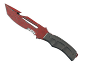 ★ Survival Knife | Crimson Web (Battle-Scarred)