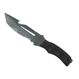 ★ StatTrak™ Survival Knife | Damascus Steel (Battle-Scarred)