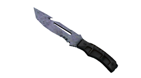 ★ Survival Knife | Blue Steel (Well-Worn)