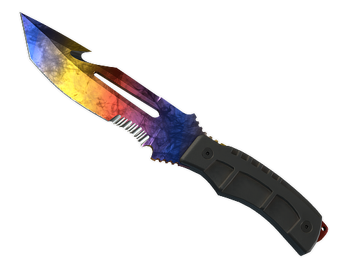 Survival Knife Marble Fade