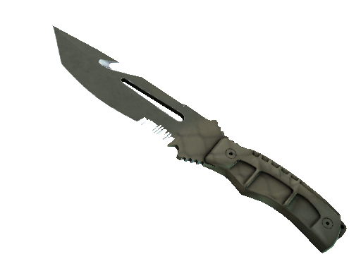 ★ Survival Knife | 사파리 격자 무늬 (꽤 닳은)