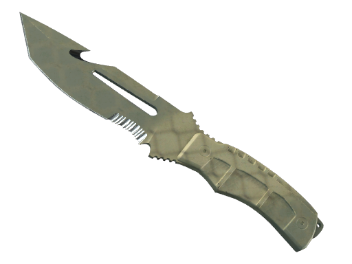 Cuchillo de supervivencia ★ | Malla de safari (Algo desgastado)