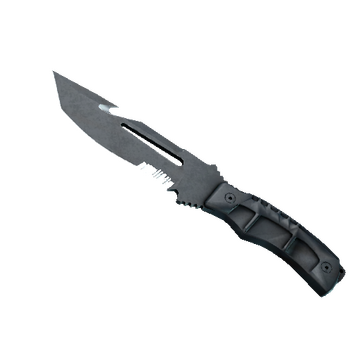 ★ Survival Knife | Night Stripe (Well-Worn)