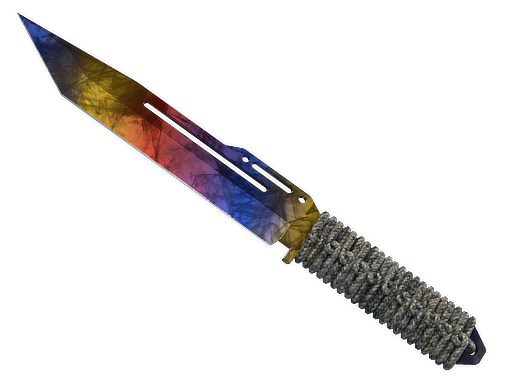 Paracord Knife Marble Fade