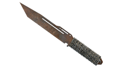 ★ Paracord Knife | Rust Coat (Battle-Scarred)