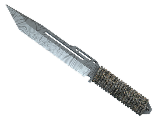 Paracord Knife Damascus Steel
