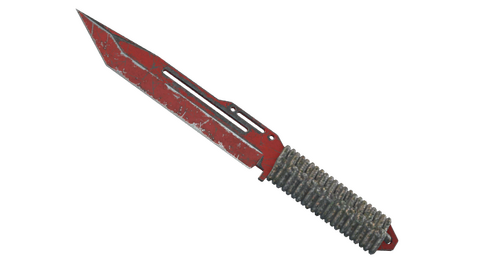 ★ Paracord Knife | Crimson Web (Battle-Scarred)