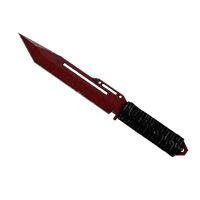 ★ Paracord Knife | Crimson Web (Well-Worn)