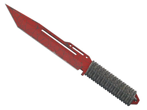 ★ Paracord Knife | Crimson Web (Well-Worn)