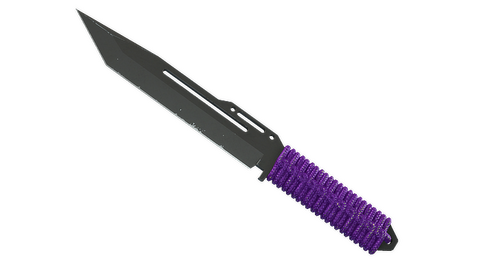 ★ Paracord Knife | Ultraviolet (Field-Tested)