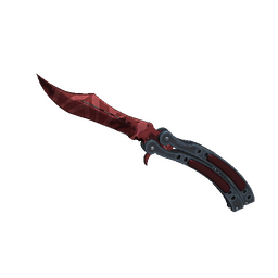 free csgo skin ★ StatTrak™ Butterfly Knife | Slaughter (Minimal Wear)