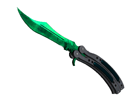 Butterfly Knife | Gamma Doppler Emerald (Minimal Wear) — Obchodujte se ...