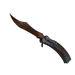 free csgo skin ★ StatTrak™ Butterfly Knife | Rust Coat (Battle-Scarred)