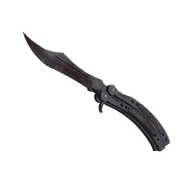 free csgo skin ★ Butterfly Knife | Rust Coat (Well-Worn)