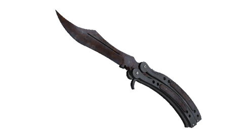 ★ Butterfly Knife | Rust Coat (Well-Worn)