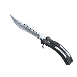 free csgo skin ★ Butterfly Knife | Damascus Steel (Factory New)